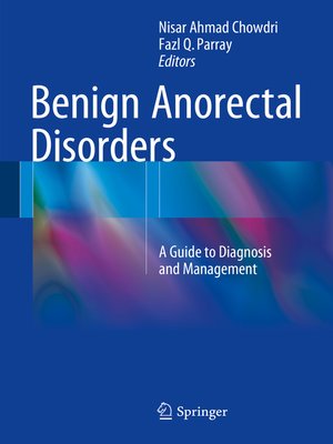 cover image of Benign Anorectal Disorders